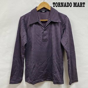 トルネードマート TORNADO MART ダイヤ柄 長袖 ポロシャツ シャツ、ブラウス シャツ、ブラウス 表記無し 総柄