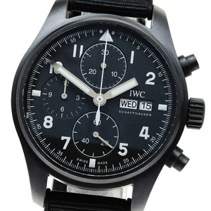 IWC SCHAFFHAUSEN IW387905 パイロットウォッチ トリビュート トゥ 3705 自動巻き メンズ 良品 _832000