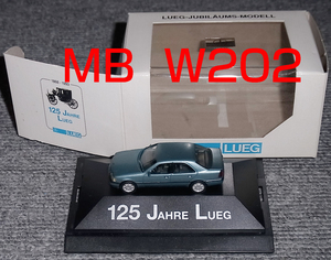 LUEG別注 1/87 メルセデス ベンツ C220 W202 ブルメタ Mercedes Benz 