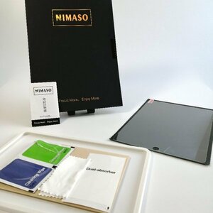 NIMASO ガラスフィルム ガイド枠付き ipad用 9世代 8世代 7世代専用 【ジャンク品】27 00083