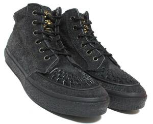 ☆VANS CREEPERS SUEDE BLACK 23.0cm バンズ クリーパーズ ブラック ロック パンク V173MS