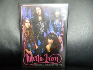 (27) 中古DVD　WHITE LION / CONCERT ANTHOLOGY 1987 - 1991 輸入盤　 ケース傷み、ジャケ汚れ 日本製Blu-rayレコーダーで再生可能