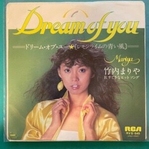 竹内まりや/ドリーム・オブ・ユー RCA RVS545【日本盤】EP レコード アナログ盤 10027I5E6