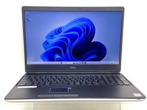 ◆DELL Precision 7550 Win11 intel Core i7-10850H メモリー32GB SSD1024GB NVIDIA Quadro T1000 15.6インチFullHD ACアダプター付属