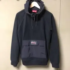 M シュプリーム フリース 黒 Supreme Fleece Pullover