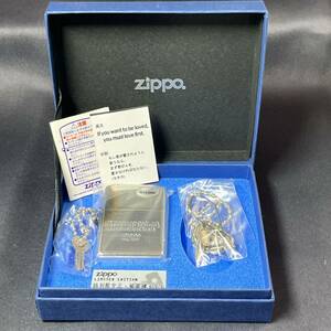 Zippo ジッポー 特別限定品・純銀鍵メタル シリアル入り LIMITED EDITION 2002年製 箱付き 未使用 保管品 