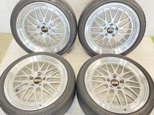 中古タイヤ サマータイヤ ホイールセット 4本セット 235/40R19 BBS LM220 LM257 19x8.5 43 114.3-5穴 ブリヂストン レグノ GR-X2