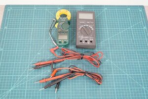 [NZ][E4396260] KEJIE KJ209 多機能 デジタル クランプ + YOKOGAWA 横川 7532 02 Digital multimeter デジタル マルチメーター ２点セット