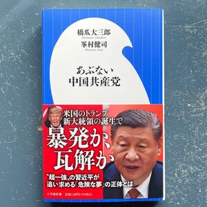 あぶない中国共産党　橋爪大三郎　峯村健司　小学館新書482 初版　帯付き