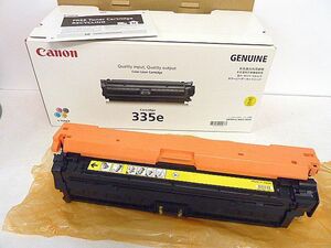 t566 おそらく未使用 Canon キャノン 純正 レーザーカートリッジ 335e イエロー CRG-335EYEL 黄色 トナー カートリッジ LBP841C/842C 等