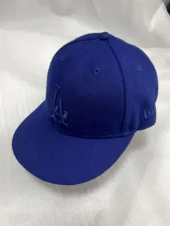 ニューエラ　newera キャップ　ブルー　7 3/8