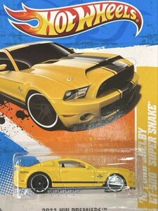 新品未開封保管品 旧ロゴ Mattel Hot Wheels ホットウィール ミニカー 10 FORDSHELBY GT-500 SUPERSNAKE フォード シェルビー スネーク/425