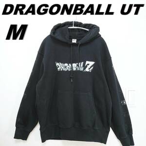 【ドラゴンボールZ　UT】スウエット　プルオーバーパーカー　M　胸ロゴ　黒　メンズ　レディース　兼用　341-425634　201015-02