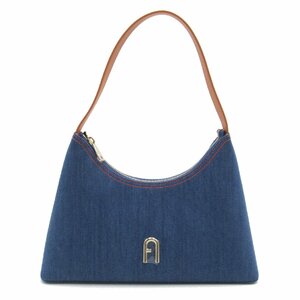 フルラ ショルダーバッグ ブランドオフ Furla デニム ショルダーバッグ コットン/レザー レディース