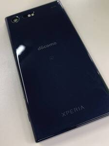 ★やや美品 Xperia X Compact 32GB SIMフリー 最大容量良好 格安SIM可 docomo 〇 SO-02J Universe Black 中古 新古品 WJ0054 A-5