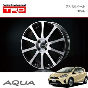 TRD アルミホイール TF4A 16インチ 1本 アクア NHP10 NHP10H 17/06～ 除くキー付ホイールナット(純正用品)付車