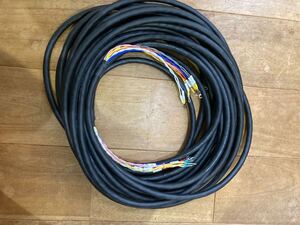 【送料無料】 0.3SQx5P 14m 10芯 シールドケーブル 5対 ツイストペア 対撚り 10x0.3mm2 AWG22 信号線 電子機器配線ケーブル 