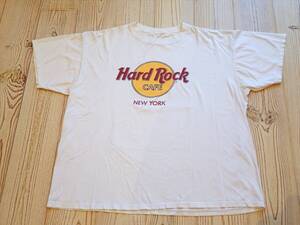 【Hard Rock cafe ハードロックカフェ】ニューヨーク メンズsize(XXL)ビンテージTシャツ