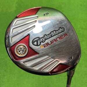 AF-135 TaylorMade テーラーメイド BURNER フェアウェイウッド#3 15° オリジナルシャフト カーボン フレックスR 全国送料無料