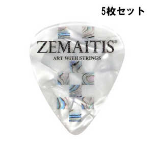 ZEMAITIS ゼマイティス ギターピック 5枚セット ZP05 TD ヘビー　H 　1.00mm ティアドロップ ピック パールフロント・デザイン