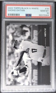 PSA10 2022 TOPPS BLACK&WHITE 大谷翔平