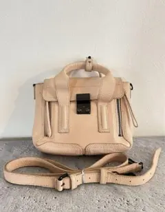 3.1 Phillip Lim ハンドバッグ ミニバッグ レザー ピーチ パシュ