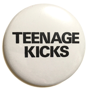 デカ缶バッジ 58mm UNDERTONES TEENAGE KICKS アンダートーンズ