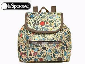 ♪LeSportsac 9808 SMALL EDIE ミニリュックD732MUSHROOM FOREST