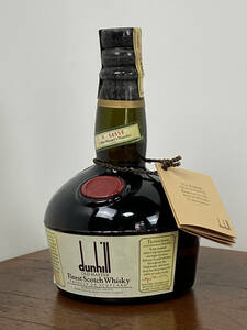 dunhill ダンヒル　オールドマスター　Finest Scotch Whisky スコッチウィスキー　未開栓 750ml 43％　古酒 長期保管品 現状品「2484」　