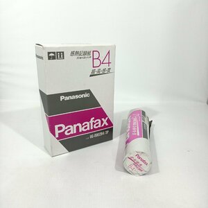 感熱記録紙 Panafax FAX Panasonic パナソニック B4 257mm×30m UG-0002B4 4本 松下電送システム 超高感度 箱入り未開封あり【道楽札幌】