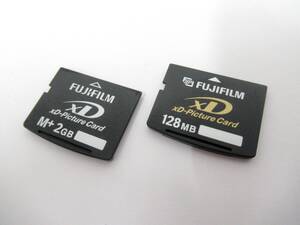 【FUJIFILM/富士フイルム】戌①461//XDカード2枚セット/XD-Picture Card/128MB.2GB