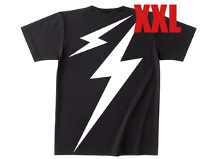 LIGHTNING BOLT POCKET T-shirt BACK PRINT XXL/レーサーレーシングオフロードバイクモトクロスナックルヘッドパンヘッドショベルヘッドvmx