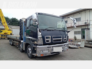 キャリアカー いすゞ ギガ CYH77W8 2009年 628,279km クレーン付セイフティローダー /　PKG-CYH77