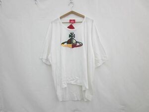 未使用 ヴィヴィアンウエストウッド VivienneWestwood Tシャツ 半袖Tシャツ ロゴT 00 白 ホワイト メンズ