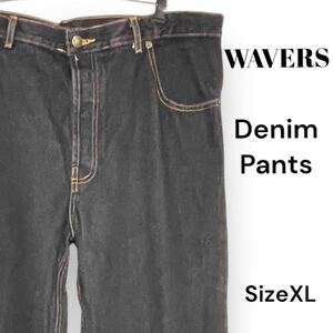 WEAVERS デニムパンツ メンズXL ボタンフライ インディゴブルー コットン100% アメリカ輸入品 アメカジ DenimPants