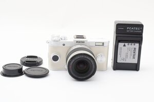 美品 PENTAX ミラーレス一眼 Q-S1 ズームレンズキット ホワイト