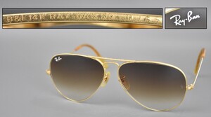 限定 Ray-Ban レイバン 14K 保証 GOLD B＆L サングラス NO.0065 ティアドロップ ゴールド フレーム ボシュロム 新品 純正レンズ RO-592