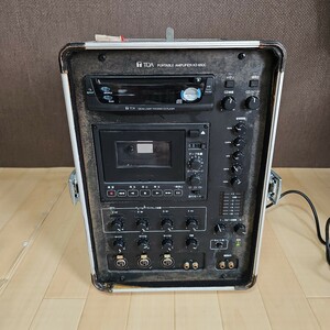 【送料無料】TOA トーア ポータブルアンプ KZ-65DC 移動用PAアンプ ジャンク