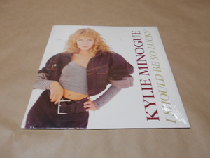 １２”　KYLIE　MINOGUE／I SHOULD BE　SO　LUCKY　カイリーミノーグ