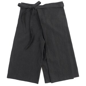 美品△JUNYA WATANABE MAN ジュンヤワタナベマン 2021年製 WI-P007 Wrap Shorts ストライプ ラップ ハーフワイドパンツ M 正規品 メンズ