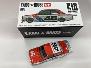 ミニGT 1/64 ダットサン ブルーバード 510 BRE #46 1972 ボンネットオープン V2 (MINI GT) 新品