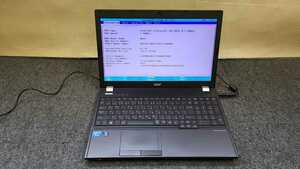 acer TRAVELMATE 5360 ZRJ Celeron-B815 4GB BIOS OK ジャンク 