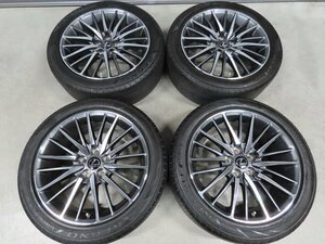 LS600 LS460 レクサス 245/45R19 後期 純正 LEXUS BBS Fスポーツ レグノ ブリヂストン 8J +35 PCD120 5穴 RV748 空気圧センサー付属 美品