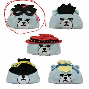 KRUNK×BIGBANG フェイス巾着袋 【非売品】(G-DRAGON ジヨン T.O.P SOL D-LITE V.I V.I.P JAPAN 韓国アイドル)