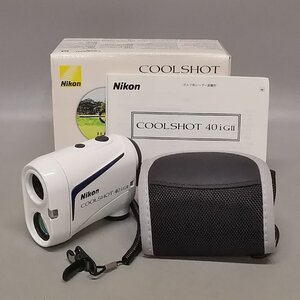 動作品 Nikon COOLSHOT 40i GII ニコン ゴルフ用 レーザー距離計 元箱入 Z6995