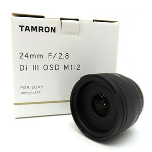 105s TAMRON タムロン 24mm F/2.8 Di III OSD M1：2 (Model F051) 保護フィルター付き SONY Eマウント ※中古