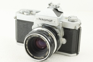 ジャンク品◆Nikon ニコン NIKOMAT FTN NIKKOR-H Auto 50/2◆一眼レフフィルムカメラ/A4889