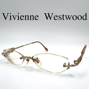 Vivienne Westwood メガネ 度入り リムレス ケース付き