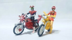 バンダイ★特撮メカコレクション ライダーマシンクロニクル【カブトロー＆仮面ライダーストロンガー/テントロー＆タックル】2種セット