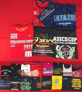 ma_5413s 21枚セット ヨネックス ミズノなど インターハイ マラソンなど 大会記念Tシャツ セット まとめ 中箱